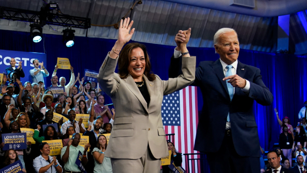 拜登與哈里斯造勢 拜登與哈里斯造勢