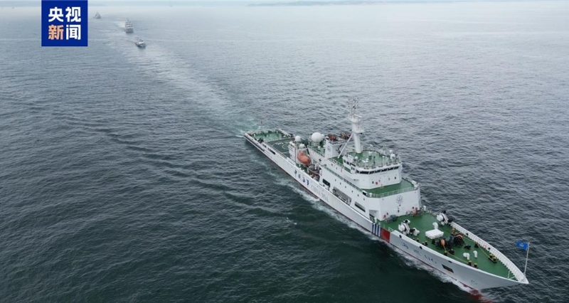中國(guó)大陸17-18日開(kāi)展臺(tái)灣海峽海上巡航執(zhí)法行動(dòng)。央視新聞