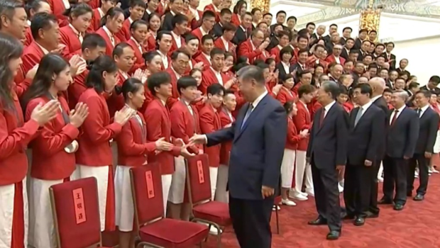 中國體育代表團(tuán)總結(jié)大會舉行1