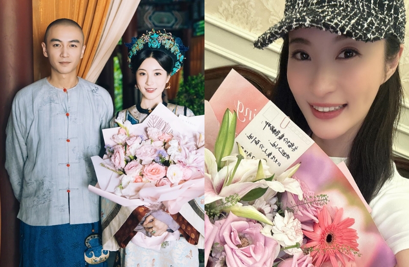 林夏薇透露陳曉最近看起來(lái)沒有不開心的樣子。（圖／翻攝自rosinalam IG）