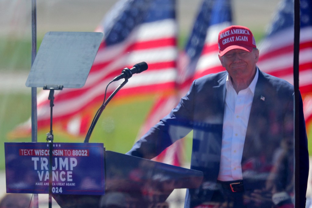 特朗普在威斯康辛州造勢 特朗普在威斯康辛州造勢