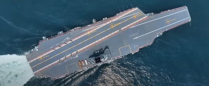 福建號(hào)航母。