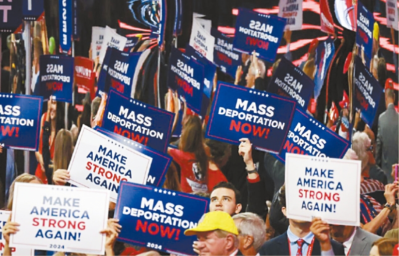 特朗普力求大規(guī)模遣返移民 特朗普力求大規(guī)模遣返移民