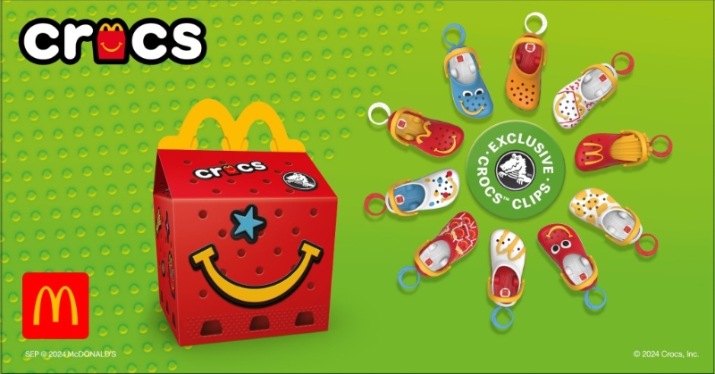 麥當勞x Crocs聯乘系列開心樂園餐鎖匙扣玩具率先看！
