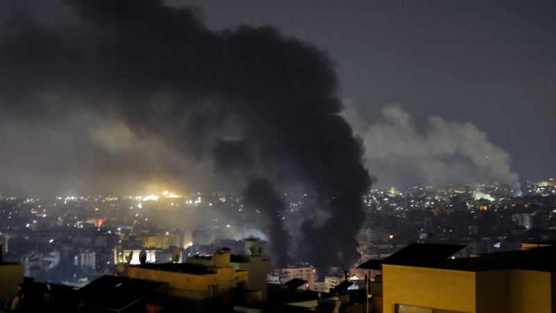 以軍再空襲黎巴嫩真主黨總部，至少6死91傷。 美聯(lián)社