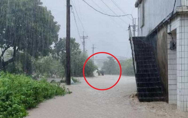 金山夫婦因溪水暴漲遭沖走雙亡，而夫妻倆最后身影也曝光。