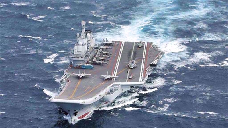 大陸航母遼寧號(hào)。