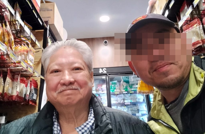 洪金寶逛澳洲超市被粉絲捕獲