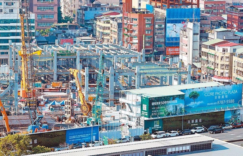 京華城土地目前遭扣押中 京華城土地目前遭扣押中