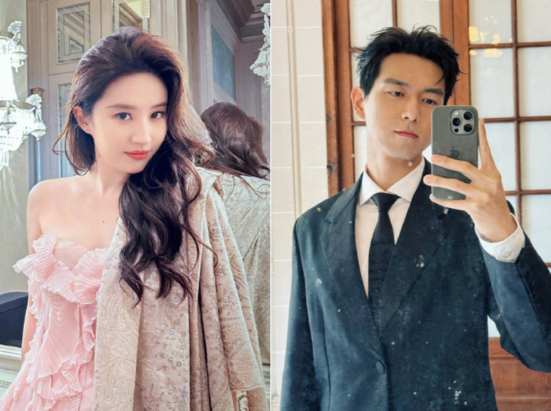 劉亦菲、李現(xiàn)遭爆用同臺保母車。