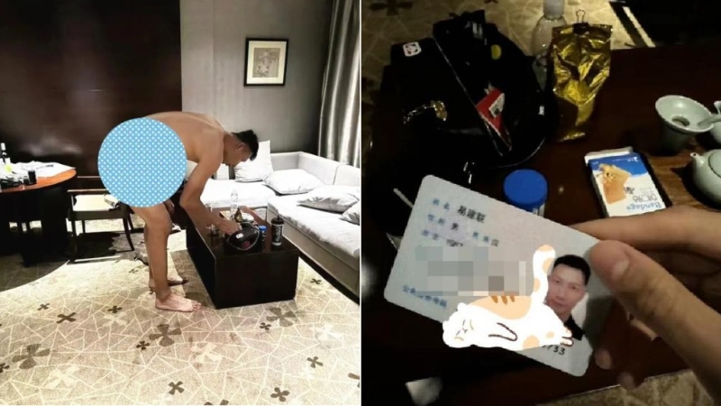 網(wǎng)上瘋傳疑似易建聯(lián)的裸照及身份證，指易與跨性別者進(jìn)行性交易。