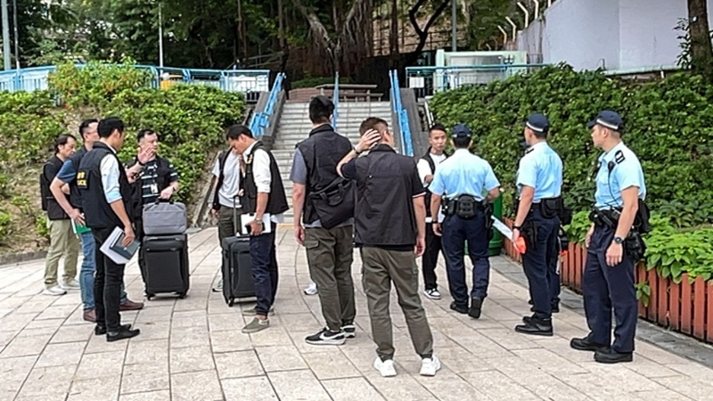 大批重案組探員今日到場調(diào)查。