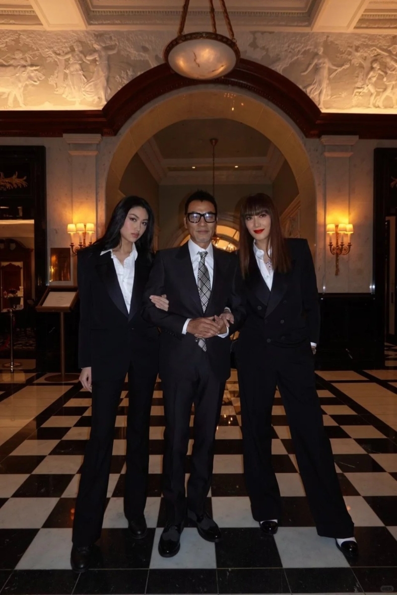 任達(dá)華在愛(ài)妻琦琦和愛(ài)女任晴佳（Ella）陪同下出席《第9屆倫敦東亞電影節(jié)》