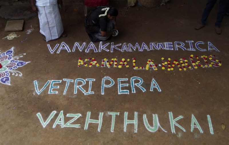 泰米爾納德邦是哈里斯外公的故鄉(xiāng)。（路透社）