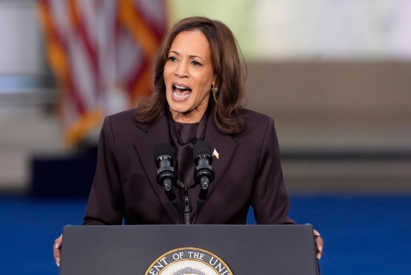 哈里斯喊話接受選舉結(jié)果 將進(jìn)行和平權(quán)力轉(zhuǎn)移。美聯(lián)社