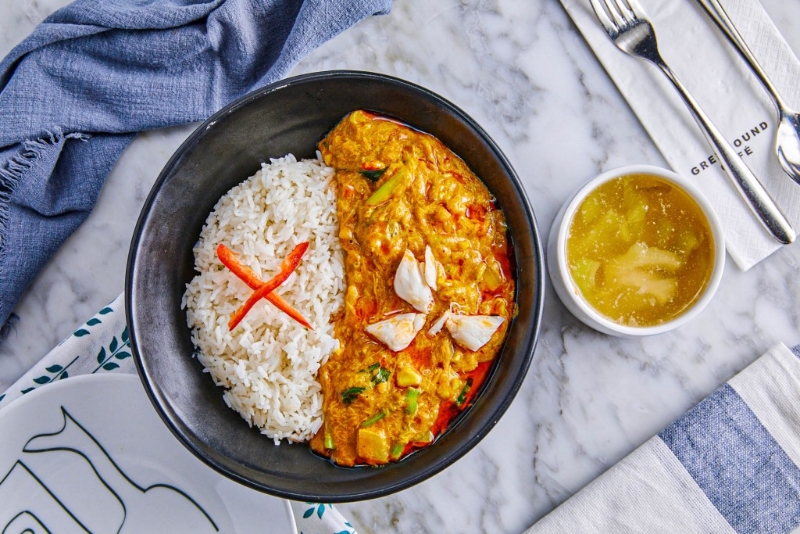 珍寶蟹肉炒黃咖喱$148 珍寶蟹肉炒黃咖喱$148