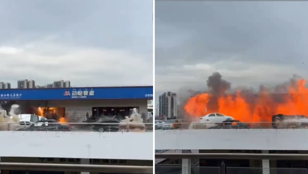 網(wǎng)傳江門餐廳爆炸