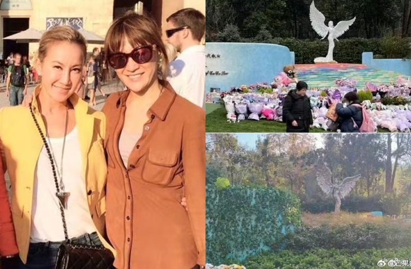 李玟的墓地傳出雜草叢生。