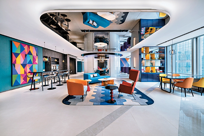 長(zhǎng)沙瑪珂酒店致力為客人營(yíng)造年輕的藝術(shù)及文化體驗(yàn)。