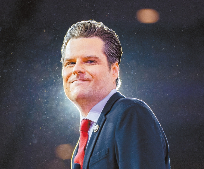 共和黨議員蓋茨。