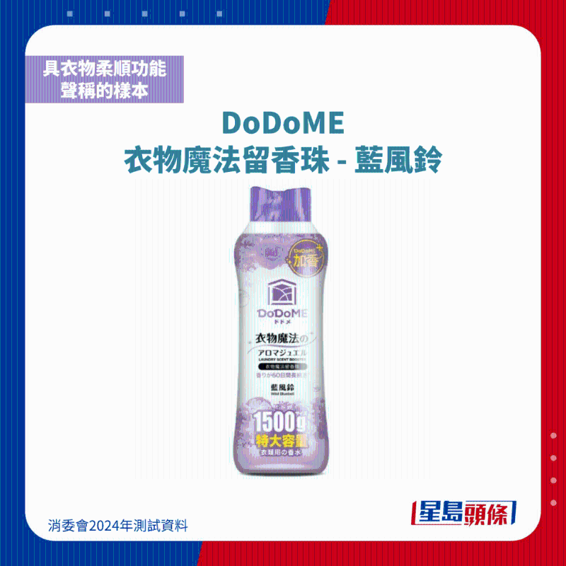 DoDoME 衣物魔法留香珠 - 藍風鈴1