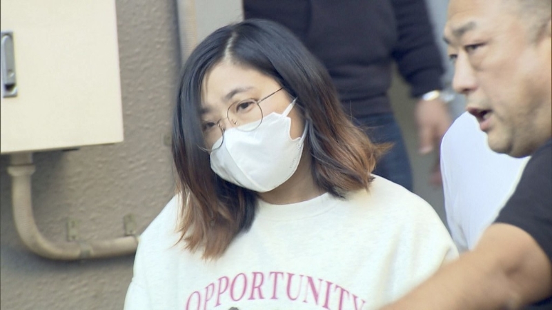 被捕人陳立鳳。 日本新聞截圖