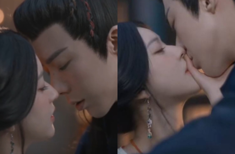 趙露思在劇中曖昧“手指吻”，劉宇寧遭網(wǎng)笑虧“起反應了”。