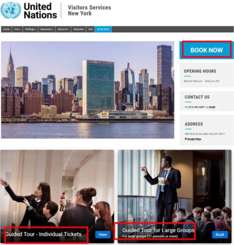 聯(lián)合國(guó)提供購(gòu)票參觀。 （網(wǎng)絡(luò)圖片）