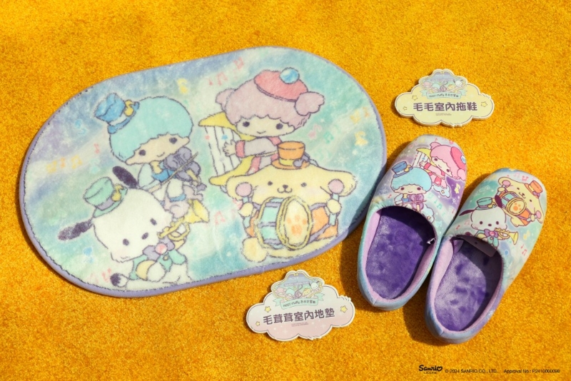 送25份MOSTown新港城中心 × Sanrio characters毛茸茸室內(nèi)地墊（圖片來(lái)源：MOSTown新港城中心）