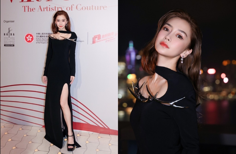 Angelababy久違出席時尚活動。