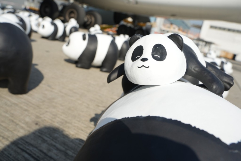 8款大熊貓?jiān)煨透且韵愀?只大熊貓為原型設(shè)計(jì)