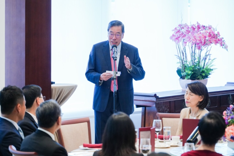 立法會(huì)主席梁君彥表示，李家超百忙之中出席體現(xiàn)重視行政立法關(guān)系。