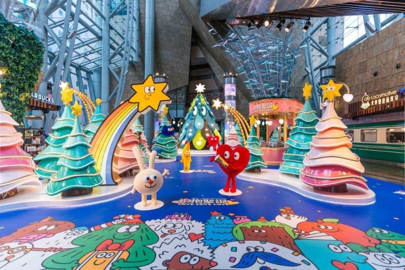 13.朗豪坊“抱抱圣誕LOVE LOVE LOVE”藝術(shù)企劃（官方圖片）