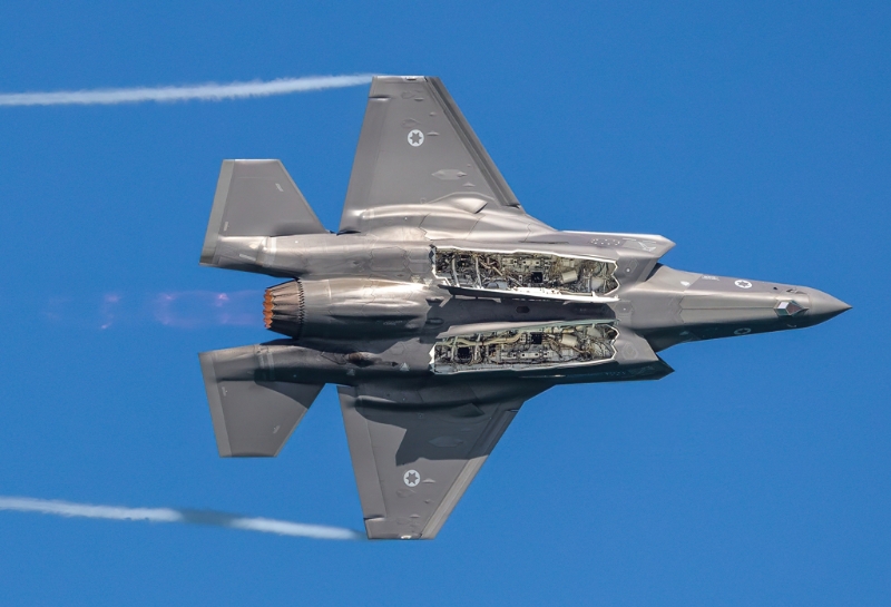 以色列空軍F-35I“全能王”（Adir）隱形戰(zhàn)機的資料照。