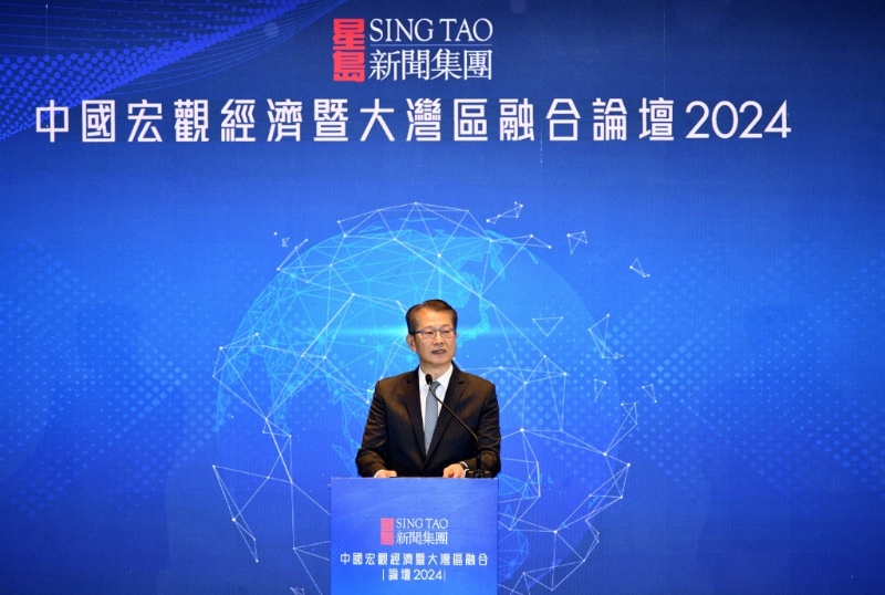 財政司司長陳茂波表示，香港未來發(fā)展的關鍵是改革創(chuàng)新。