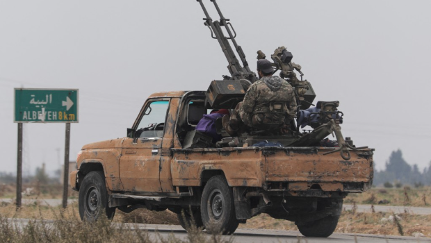 敘利亞叛軍推進迅速。（路透社）