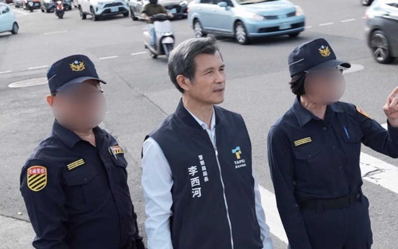 臺北市警局局長李西河（圖中）。（中時資料照）