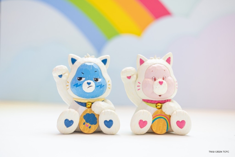 限量發(fā)售！18厘米Care Bears福部屋招財(cái)貓 各$880（圖片來源：The One）