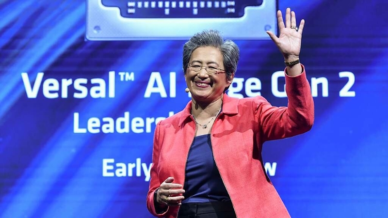 超微執(zhí)行長蘇姿豐榮登《時代雜志》2024年年度最佳執(zhí)行長。（圖／本報資料照片）