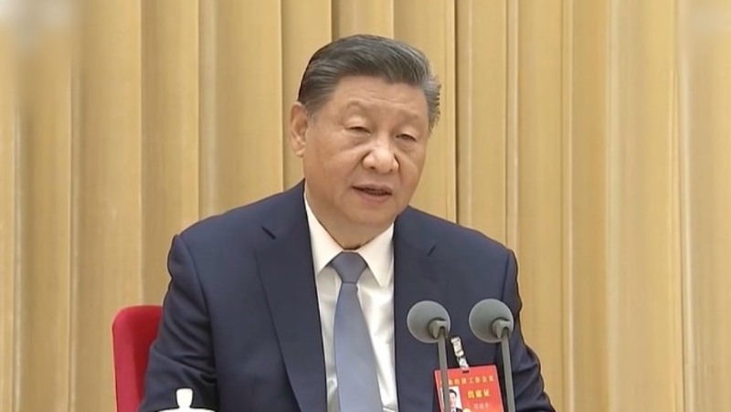 中央經(jīng)濟(jì)工作會議在北京召開，國家主席習(xí)近平發(fā)表講話。 央視截圖