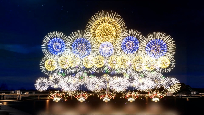 閃耀新北1314跨河煙火