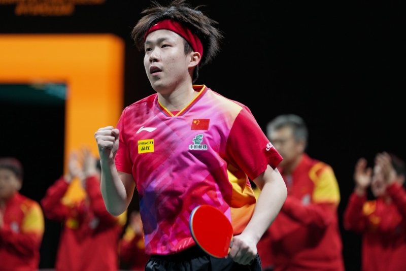 國家乒乓球手王楚欽。