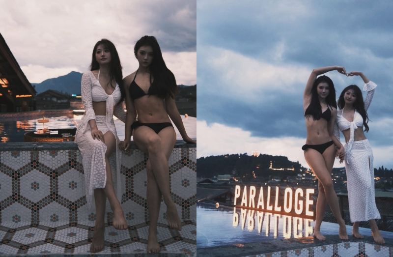 吳艷妮罕曬性感比基尼。