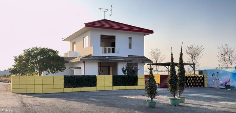 浙江00后夢(mèng)想在家鄉(xiāng)復(fù)刻建造出日本動(dòng)漫“蠟筆小新”的家。