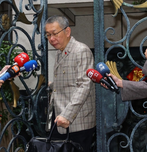 民眾黨主席柯文哲。