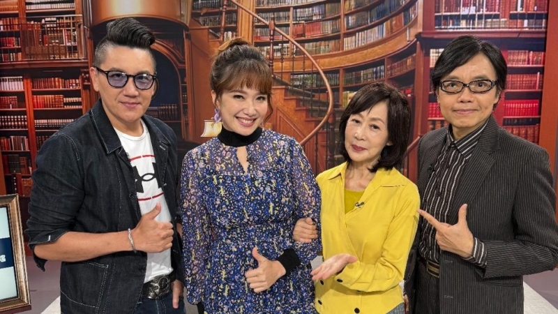 秦漢兒子孫國(guó)豪近日在節(jié)目《娛樂頭版頭》中爆料秦漢與林青霞當(dāng)年的情感軼事。 （TVBS新聞網(wǎng)圖片）