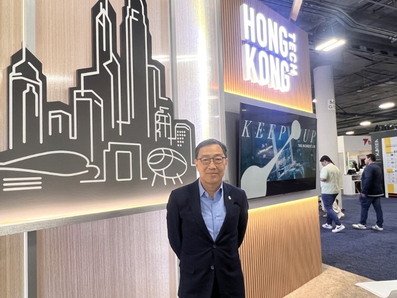 香港科技園行政總裁黃克強(qiáng)。