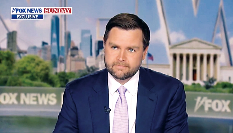 美國候任總統(tǒng)萬斯。