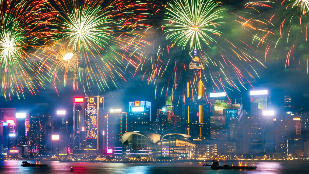 農(nóng)歷新年煙花年初二維港上演 農(nóng)歷新年煙花年初二維港上演