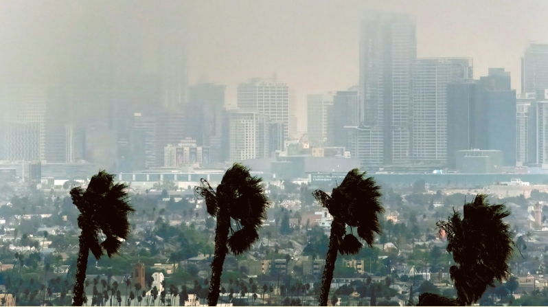 洛杉磯山火。